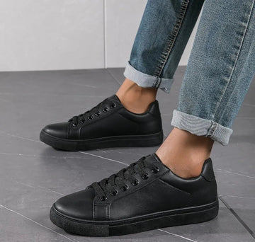Xajzpa Men's soft soled fashionable business sports shoes spring autumn casual fashion versatile simple comfortable white shoes